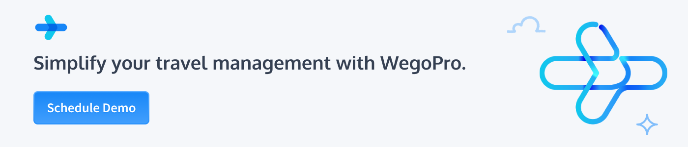 Simplify travel management - Demo CTA - WegoPro