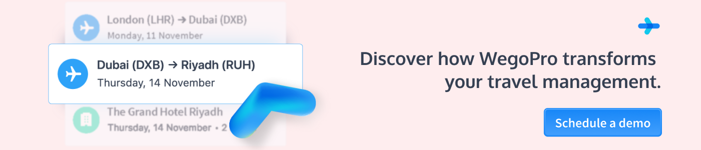 Travel management transformation - Demo CTA - WegoPro