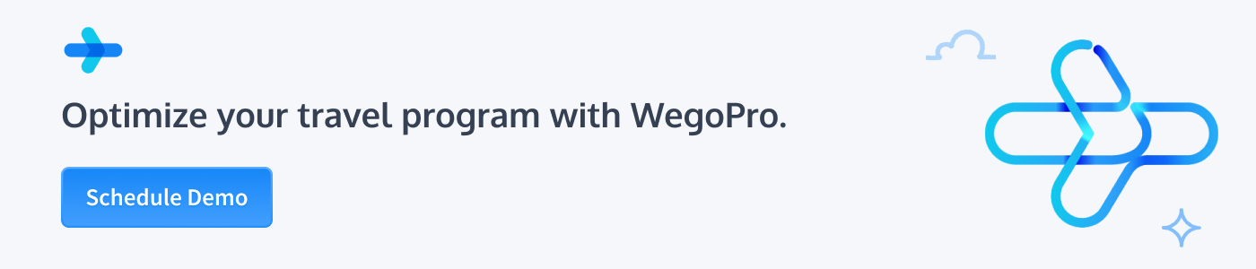 Optimize travel program - Demo CTA - WegoPro
