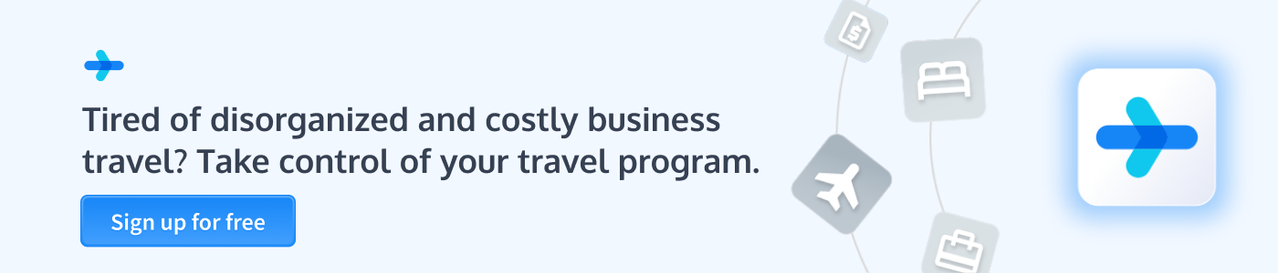 Control travel program - SignUp CTA - WegoPro