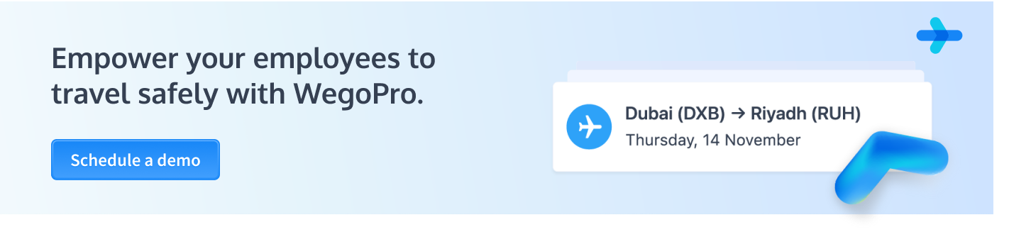 Emplower Employees Travel Safe - Demo CTA - WegoPro