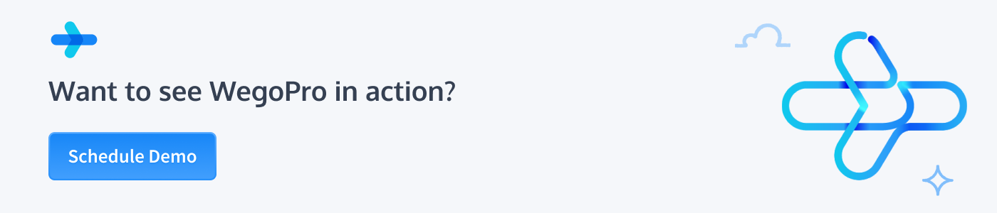 WegoPro in action - Demo CTA - WegoPro
