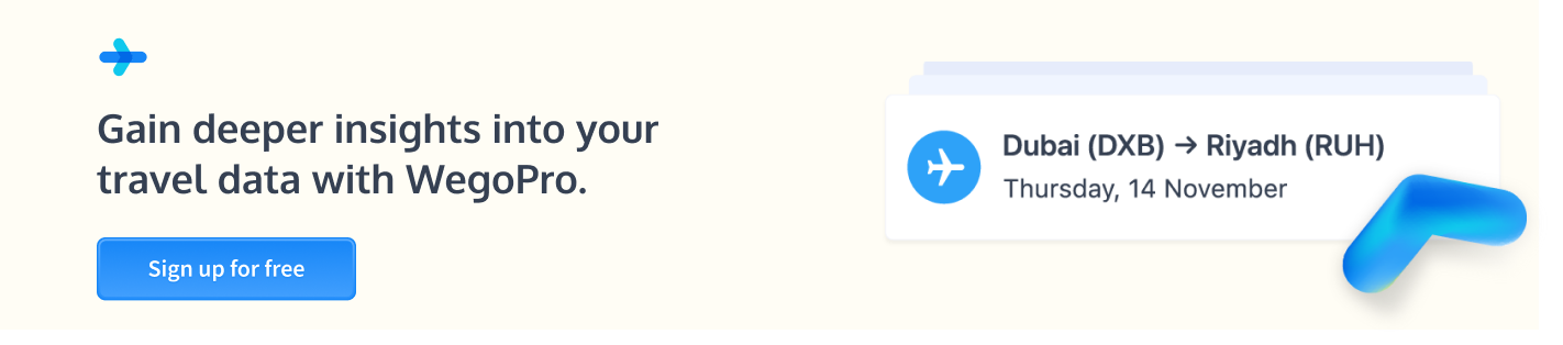 Deeper insights into travel data - SignUp CTA - WegoPro